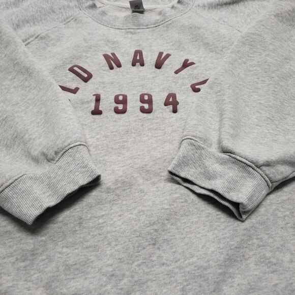 Old Navy Sweatshirt Womens XXL Crop Graphic CA 1994 Pullover Fleece Long Sleeve - Picture 7 of 12